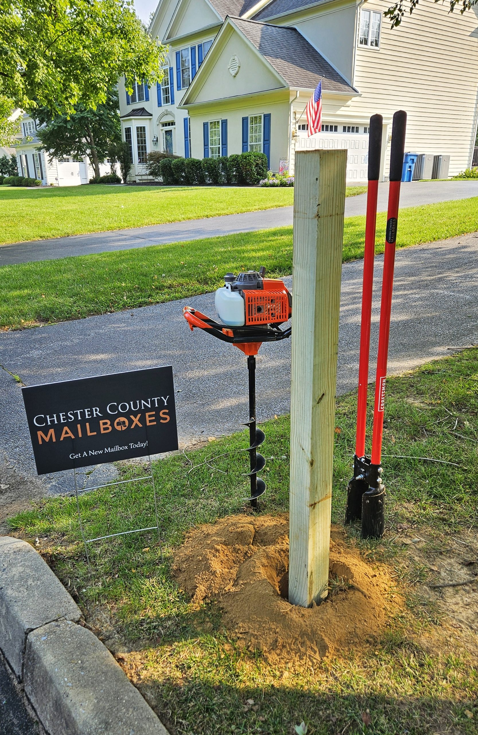Postal Installation Mailbox Installation Service | Chester County Mailboxes